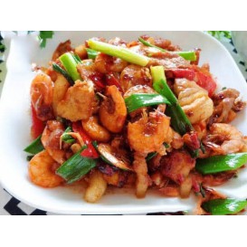 Tôm riu thịt nạt